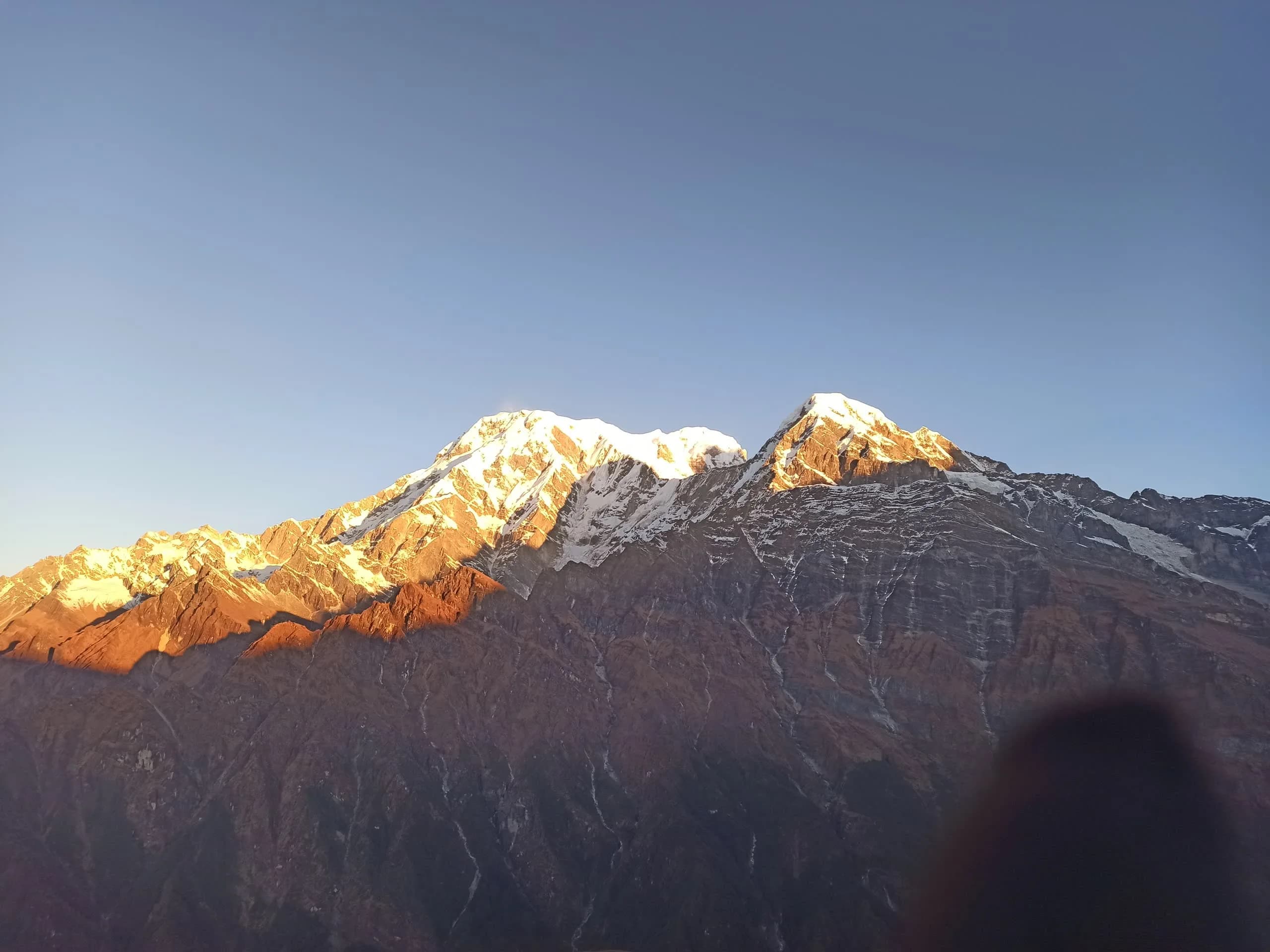 Mardi Himal and the Annapurna peaks first photographed for Western mountaineers in 1953