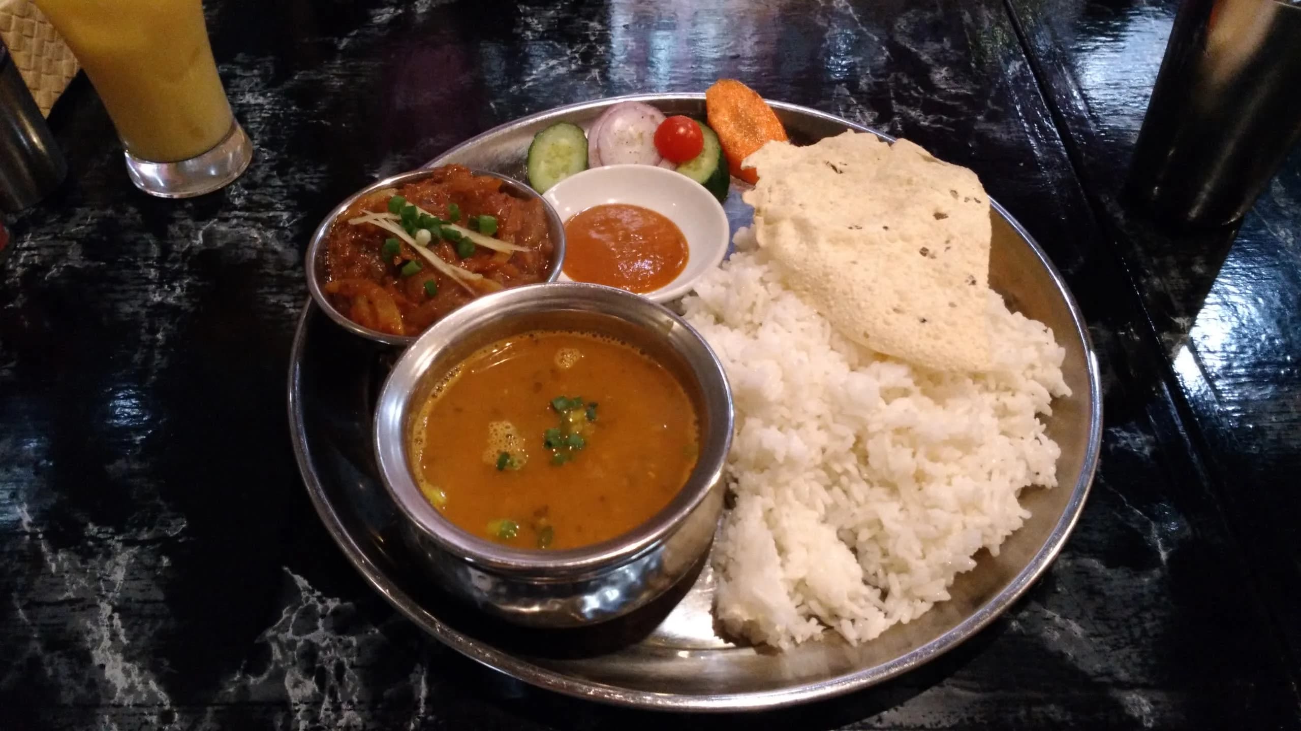 Teahouse kitchen and trail food on the Mardi Himal trek