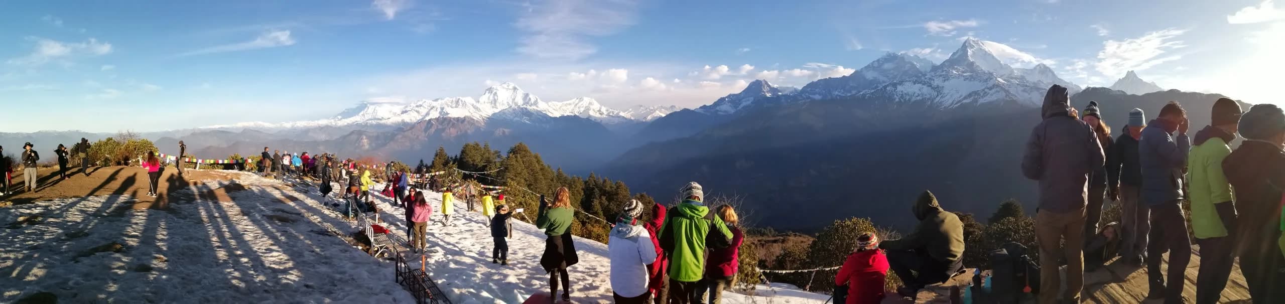 Machhapuchhre and the Annapurna range above the Mardi Himal ridge