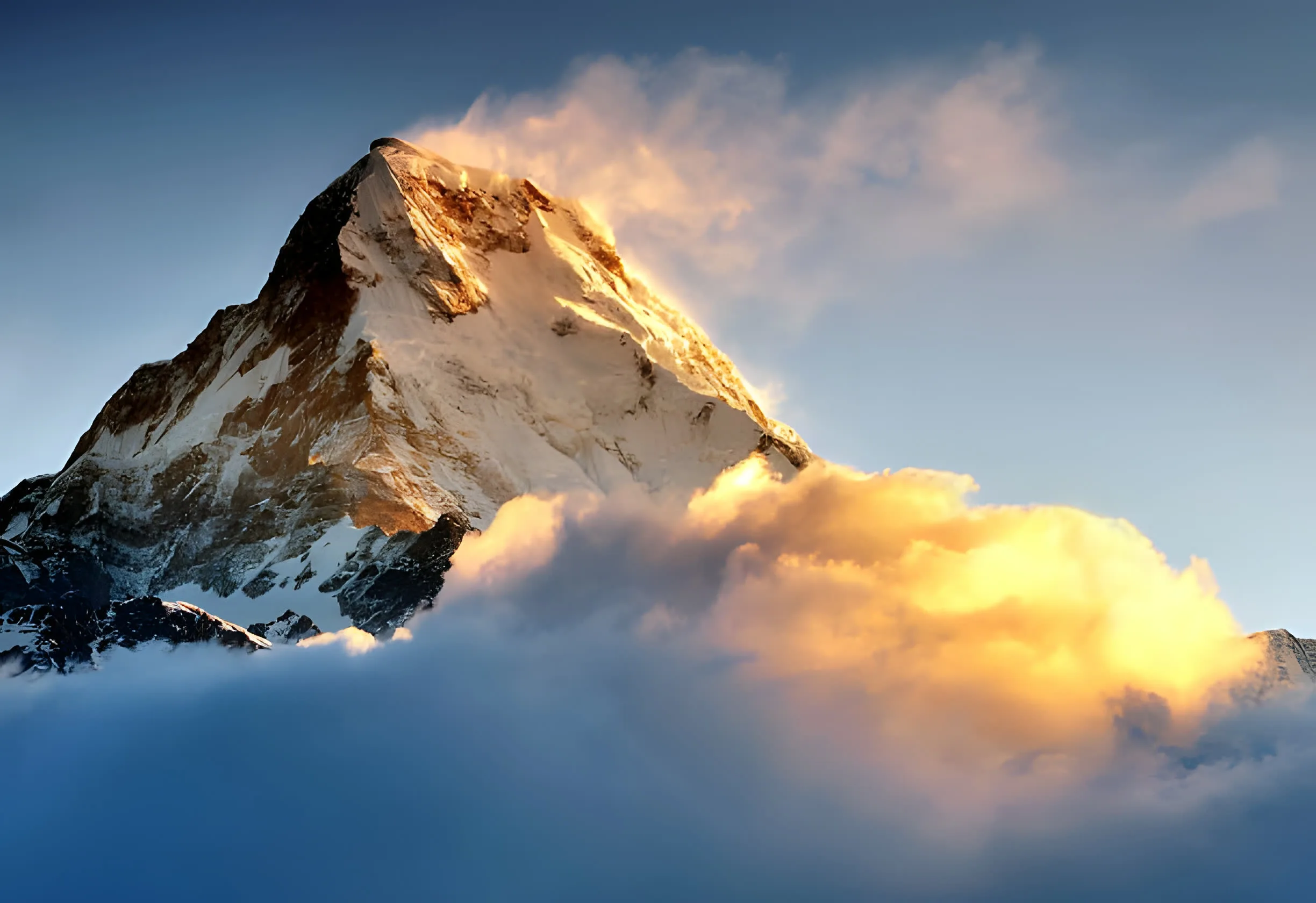 Machhapuchhre, the sacred Fishtail peak, above the Mardi Himal trail