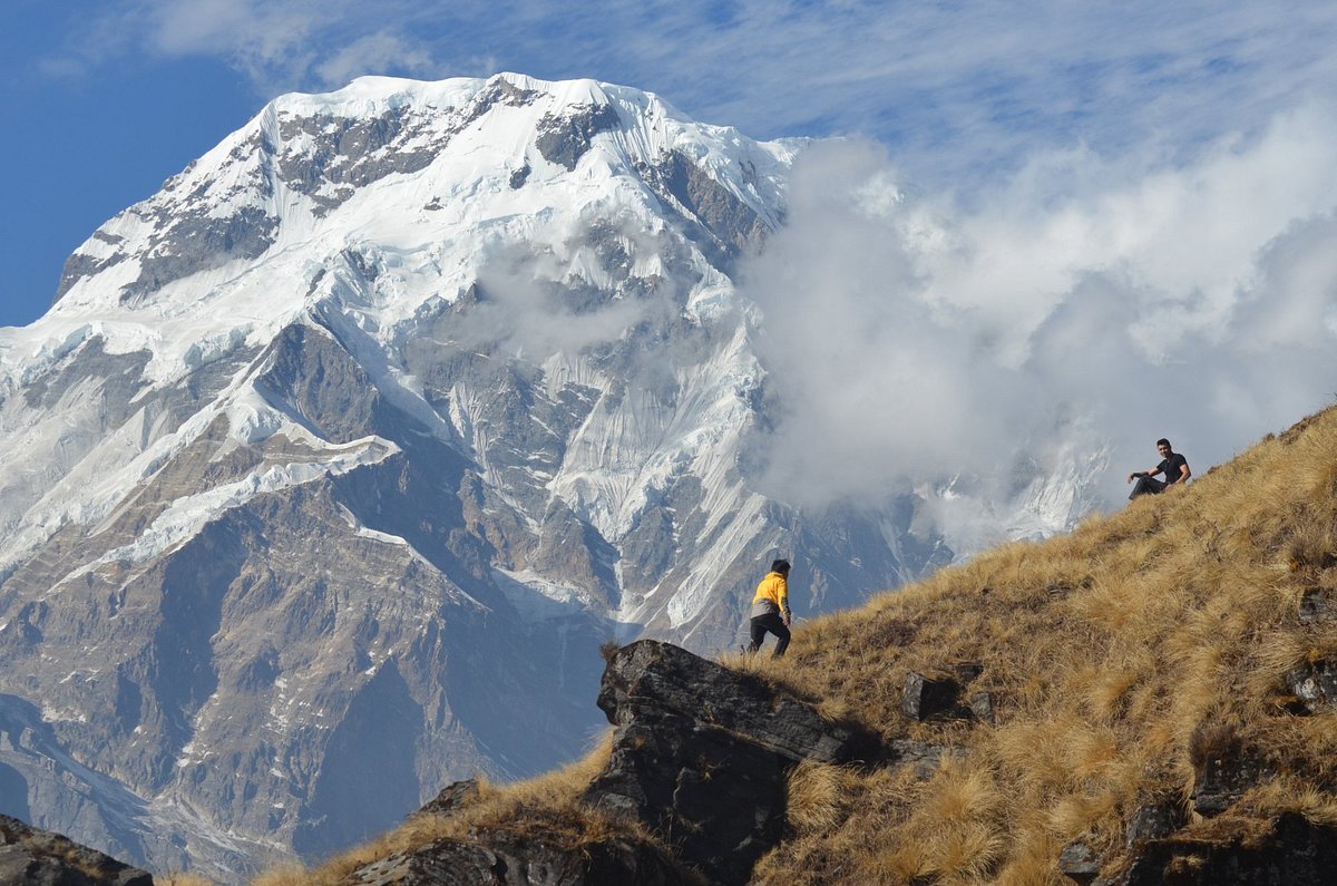 Annapurna South seen from the Mardi Himal ridge