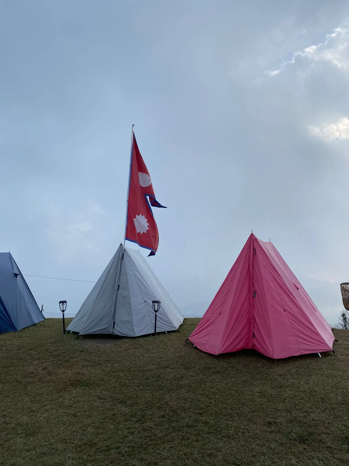 Australian Camp on the Mardi Himal trek, day 1