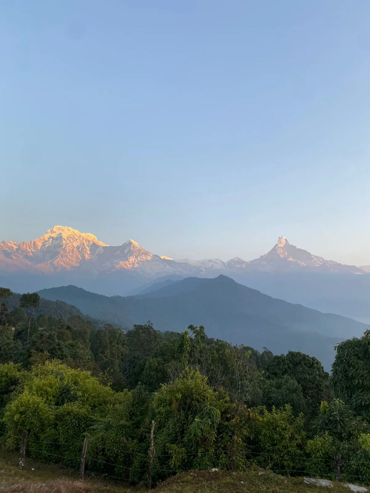 Australian Camp on the Mardi Himal trek, day 1