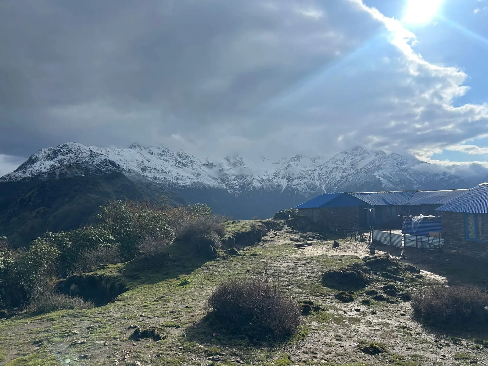 High Camp & Badal Danda on the Mardi Himal trek, day 3